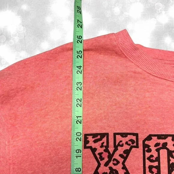 Cute XOXO Women's Pink Sweatshirt - Picture 5 of 6